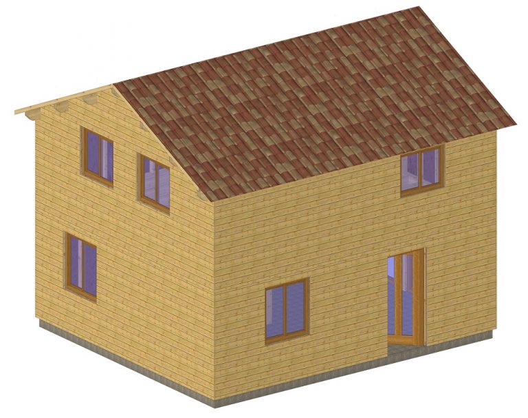 Maison bois étage